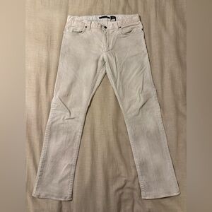($248) John Varvatos Bowery Slim Straight Jeans (Size: 32W30L; Color: Cream)